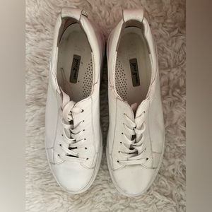 Paul Green Bixby (we think) White Platform Sneakers Leather 9.5-10